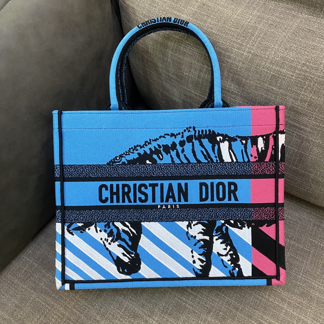 Dior Book Tote D-Jungle Pop（36.5*28*17.5cm） - DopestKickz