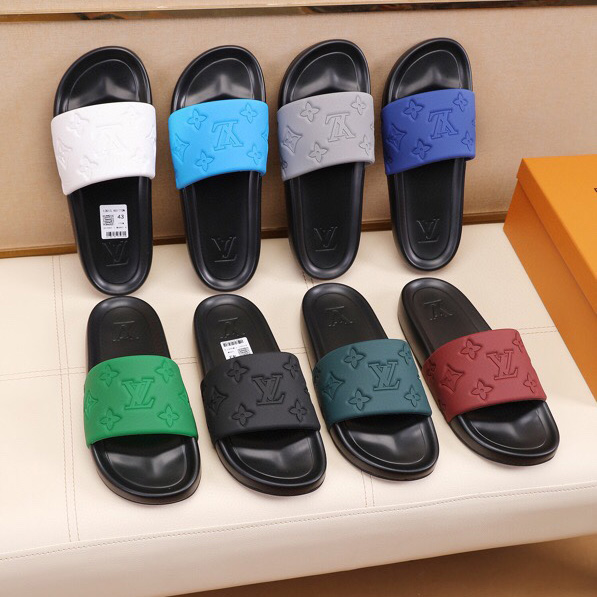 Louis Vuitton Monogram Slippers - DopestKickz