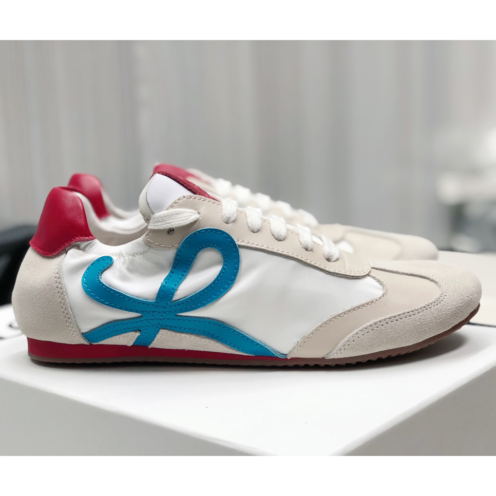 Loewe Ballet Runner In Nylon And Calfskin - DopestKickz