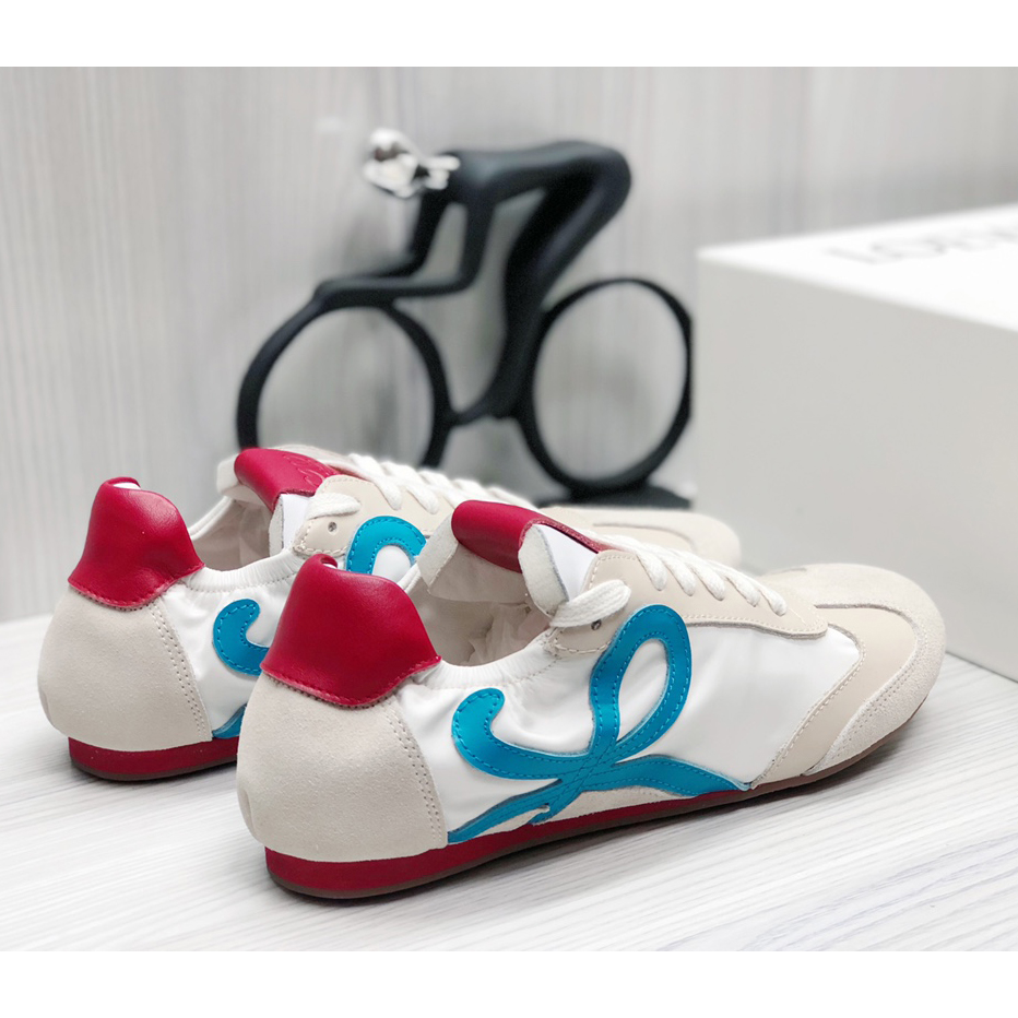 Loewe Ballet Runner In Nylon And Calfskin - DopestKickz