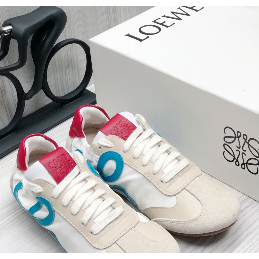 Loewe Ballet Runner In Nylon And Calfskin - DopestKickz