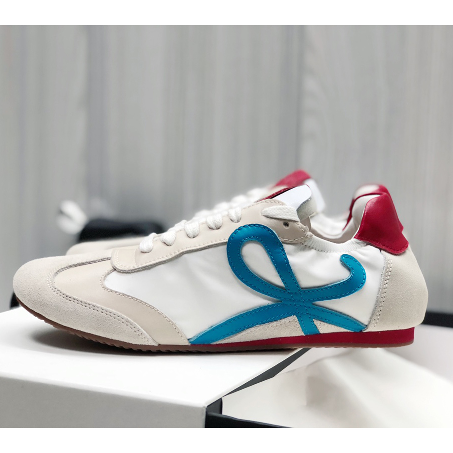 Loewe Ballet Runner In Nylon And Calfskin - DopestKickz