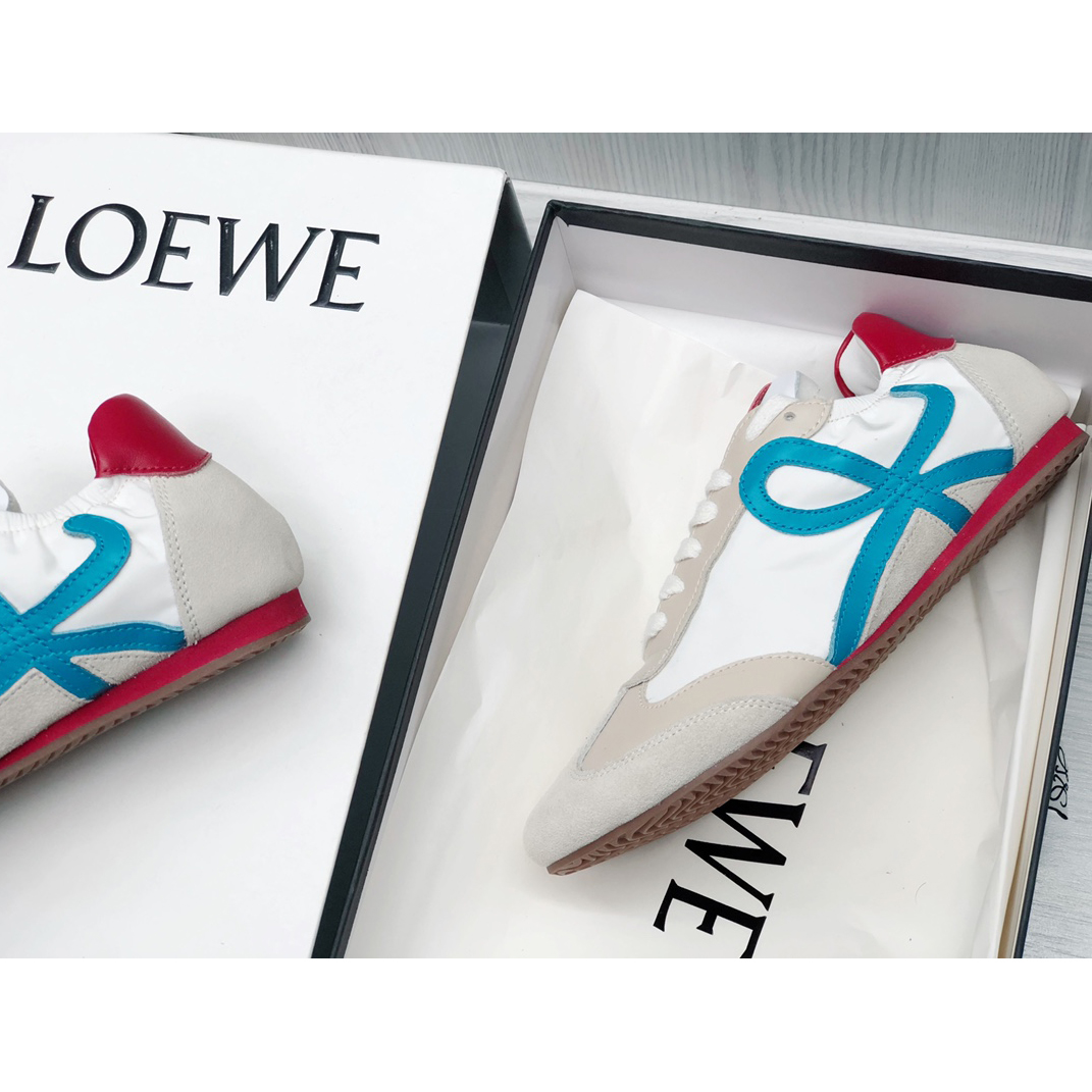 Loewe Ballet Runner In Nylon And Calfskin - DopestKickz