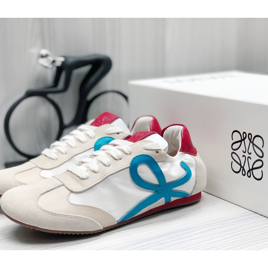 Loewe Ballet Runner In Nylon And Calfskin - DopestKickz