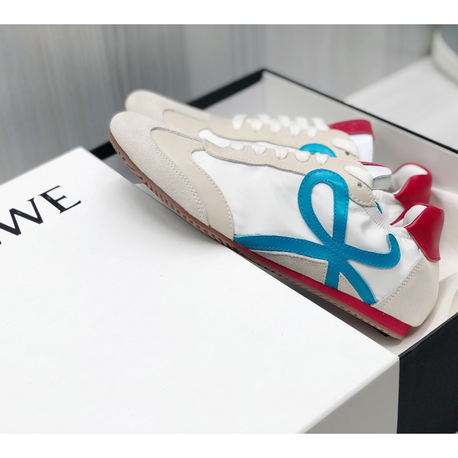 Loewe Ballet Runner In Nylon And Calfskin - DopestKickz