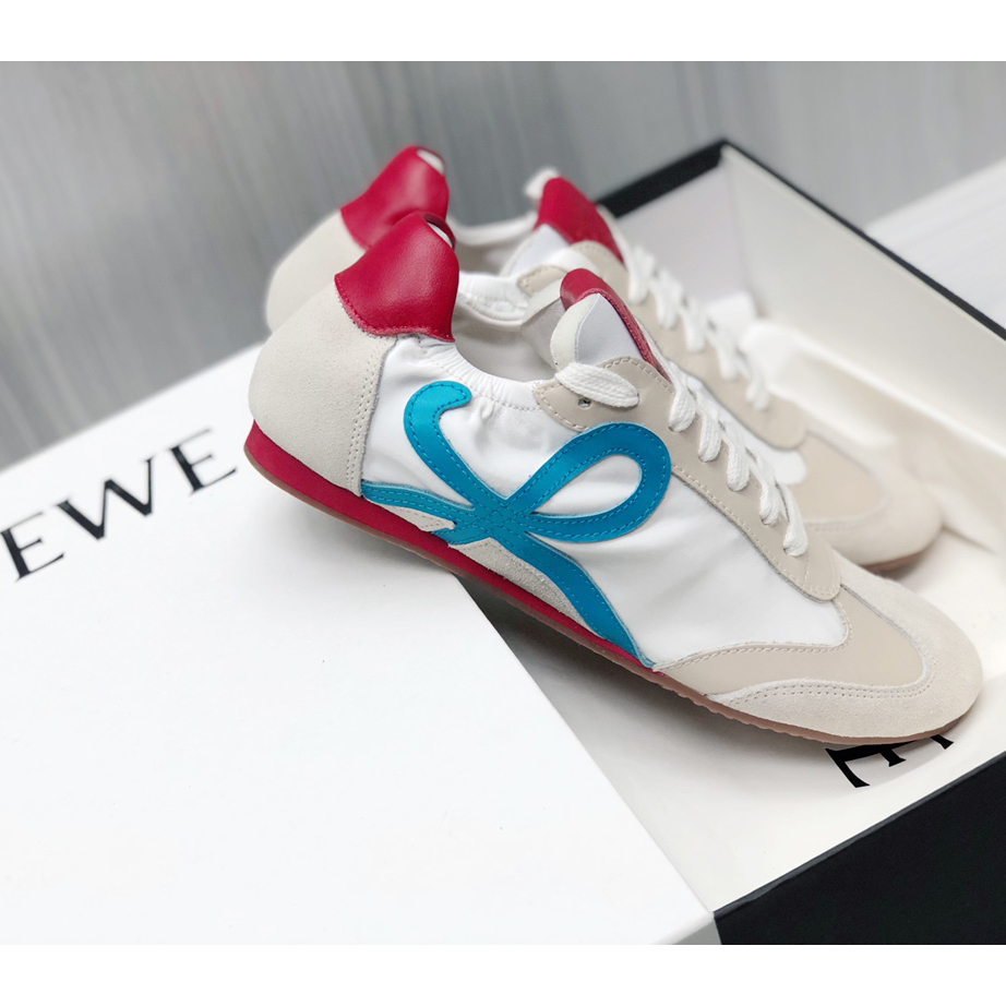 Loewe Ballet Runner In Nylon And Calfskin - DopestKickz