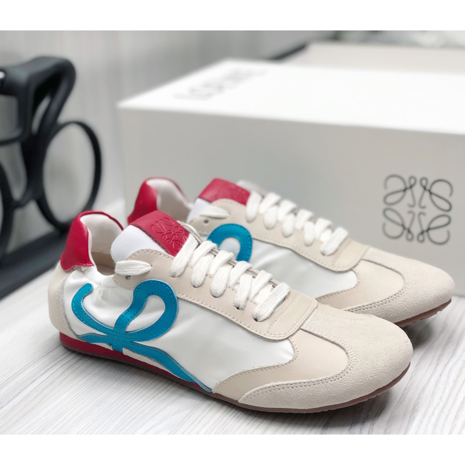 Loewe Ballet Runner In Nylon And Calfskin - DopestKickz