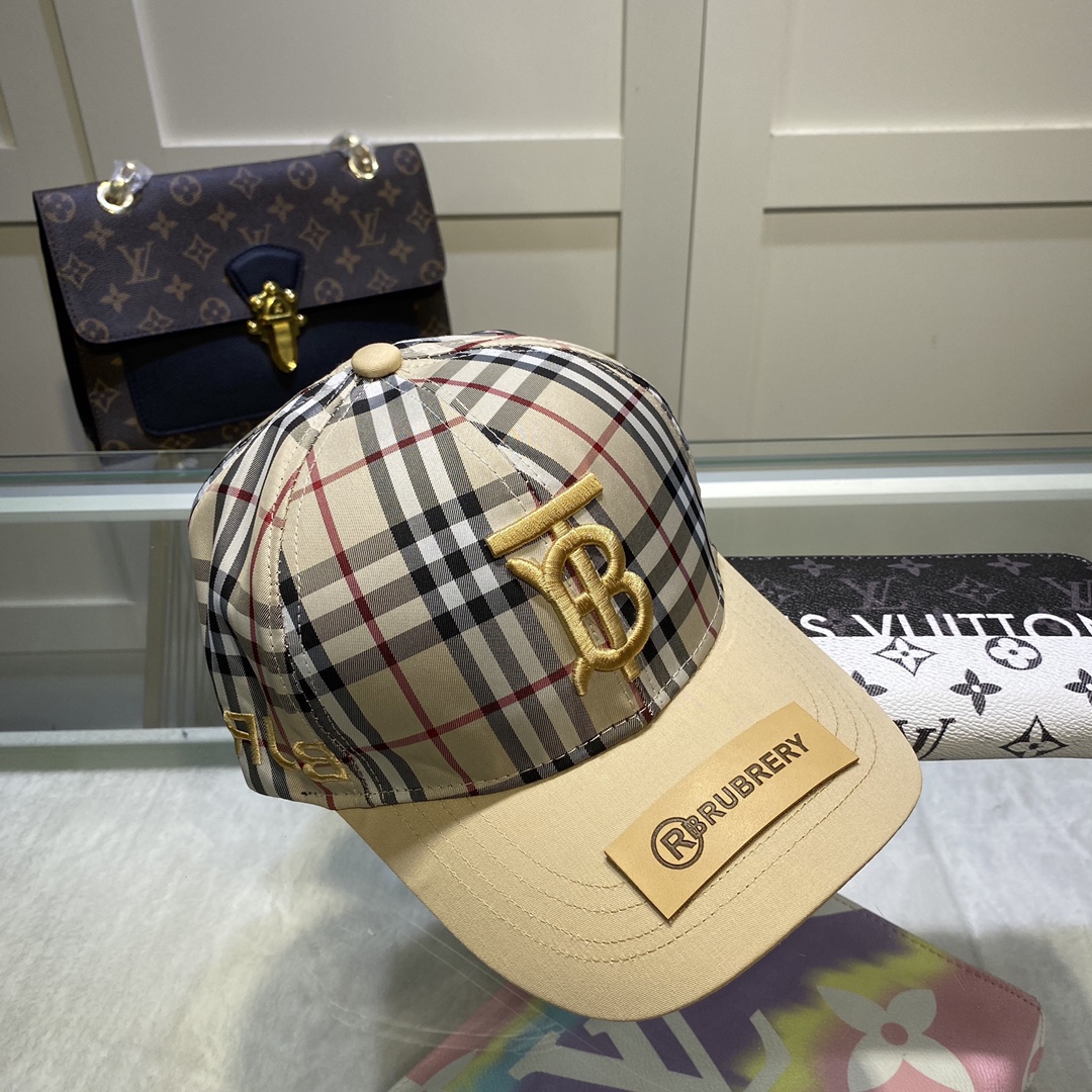 Burberry Monogram Motif Icon Stripe Baseball Cap - DopestKickz