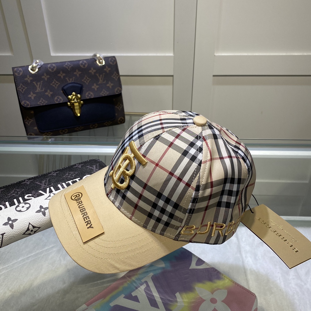 Burberry Monogram Motif Icon Stripe Baseball Cap - DopestKickz