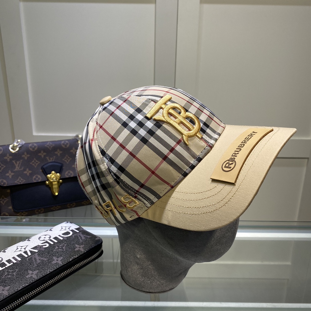 Burberry Monogram Motif Icon Stripe Baseball Cap - DopestKickz