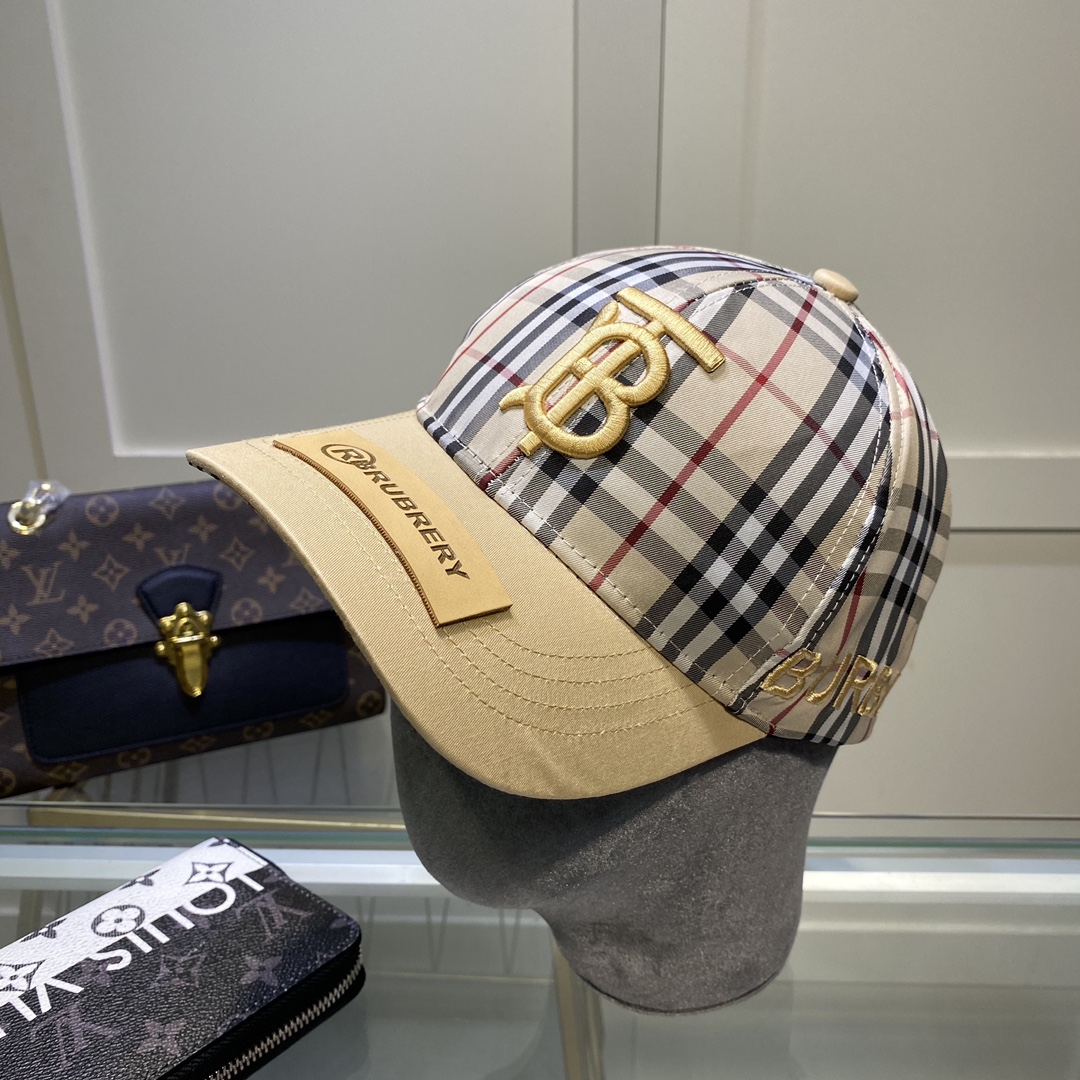 Burberry Monogram Motif Icon Stripe Baseball Cap - DopestKickz