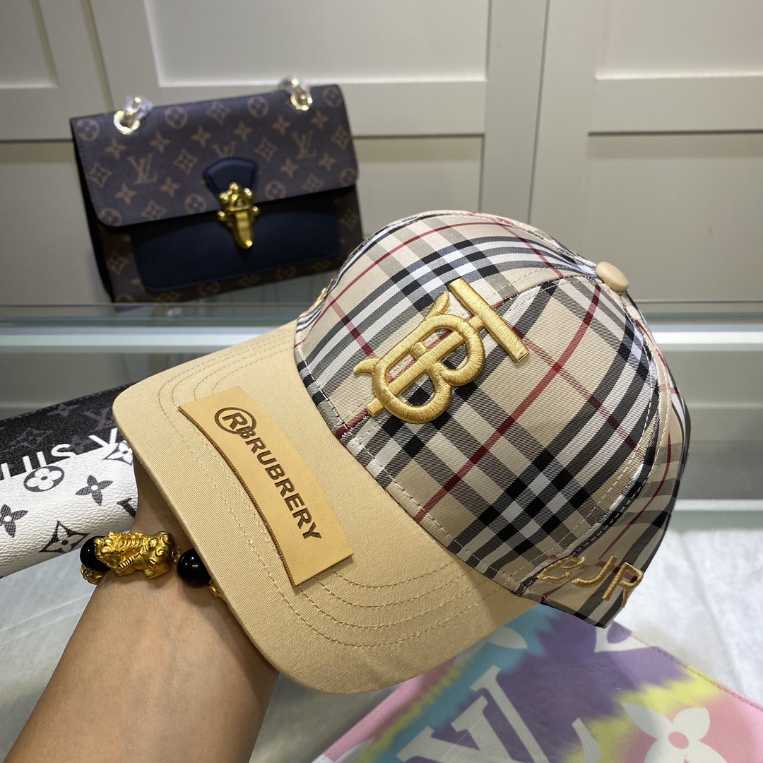 Burberry Monogram Motif Icon Stripe Baseball Cap - DopestKickz