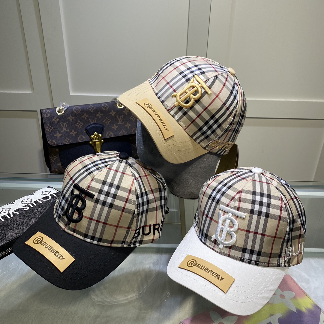 Burberry Monogram Motif Icon Stripe Baseball Cap - DopestKickz