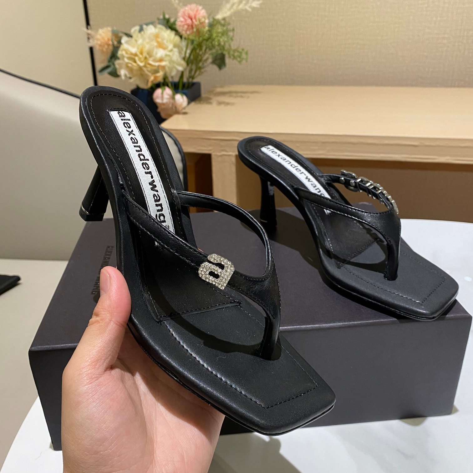 Alexander Wang Clip Toe High-Heeled Sandals - DopestKickz