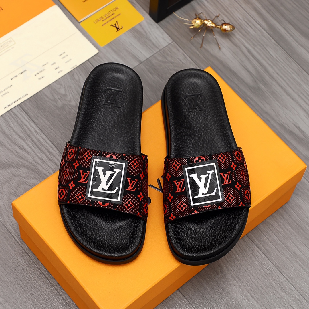 Louis Vuitton Monogram Slippers - DopestKickz