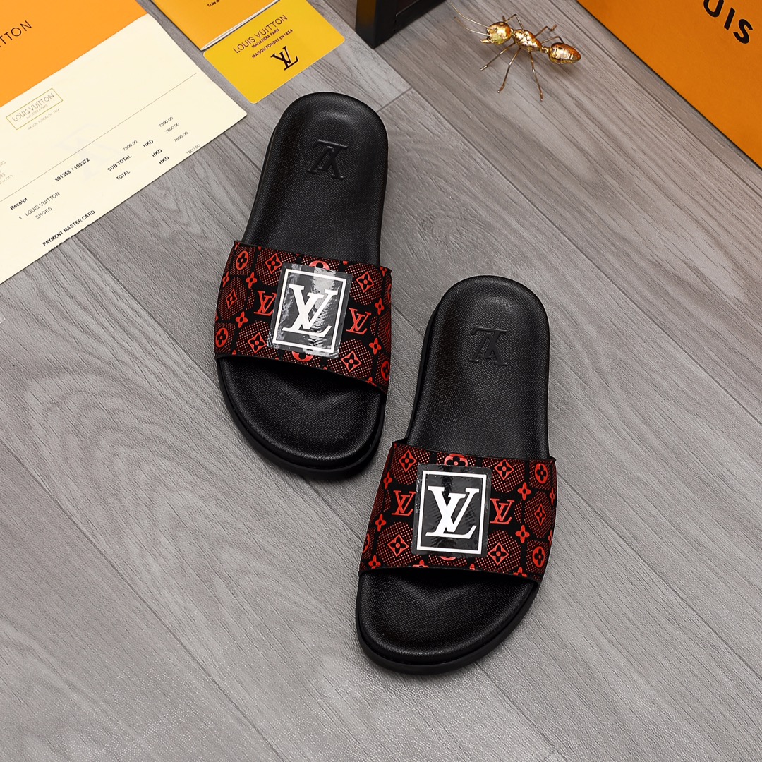 Louis Vuitton Monogram Slippers - DopestKickz