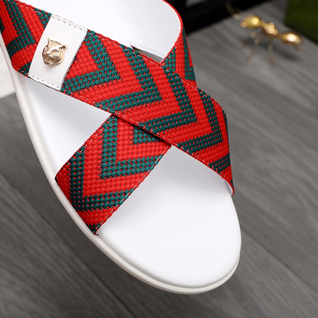 Gucci Web Slide Sandal - DopestKickz