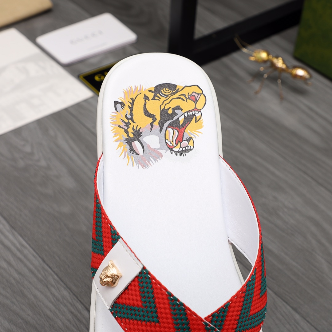 Gucci Web Slide Sandal - DopestKickz