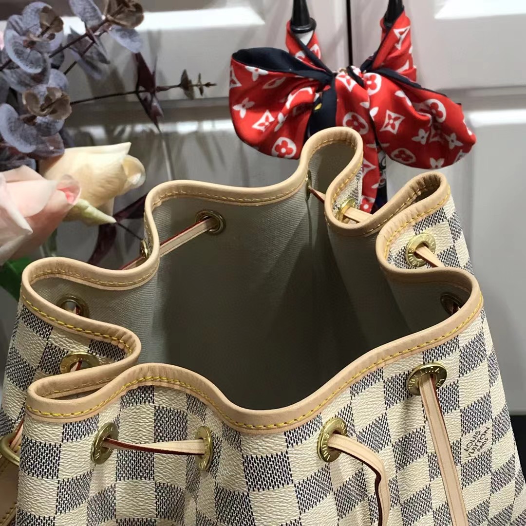 Louis Vuitton Damier Ebene Neonoe MM Safran (27.5-36-20cm) - DopestKickz