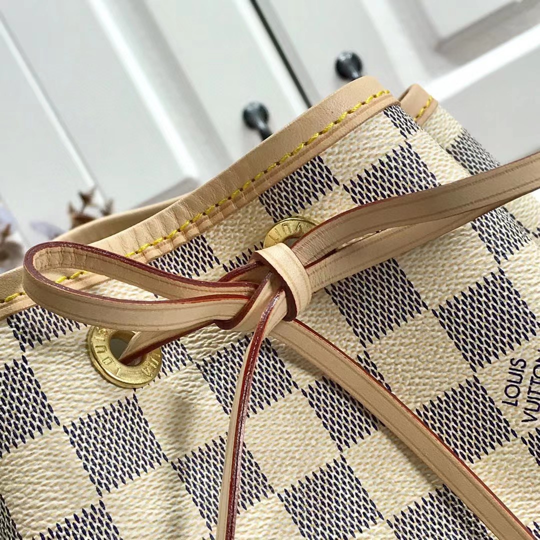 Louis Vuitton Damier Ebene Neonoe MM Safran (27.5-36-20cm) - DopestKickz