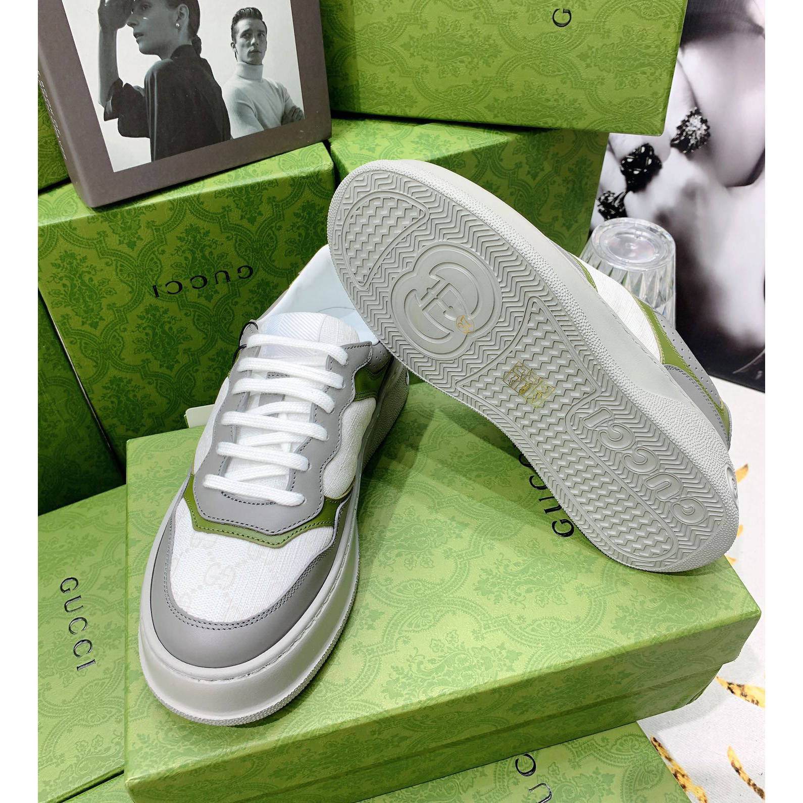 Gucci GG Chunky B Series Men's &Women's Sneakers - DopestKickz