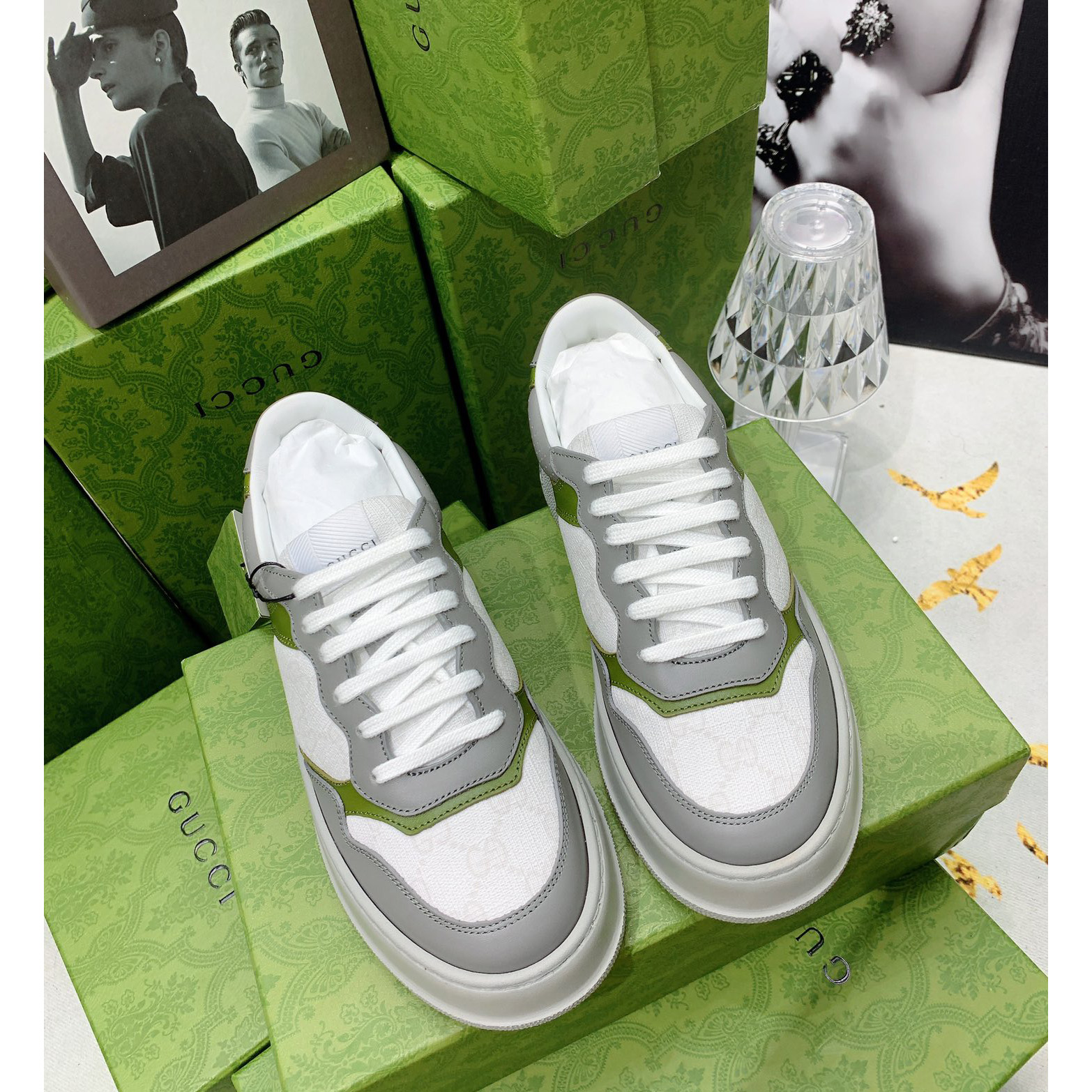 Gucci GG Chunky B Series Men's &Women's Sneakers - DopestKickz