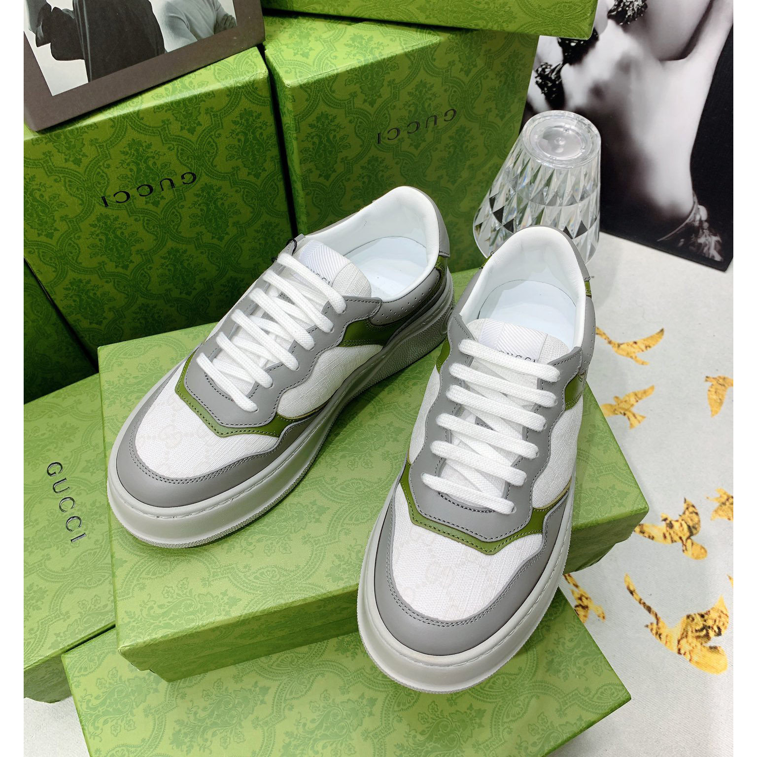 Gucci GG Chunky B Series Men's &Women's Sneakers - DopestKickz