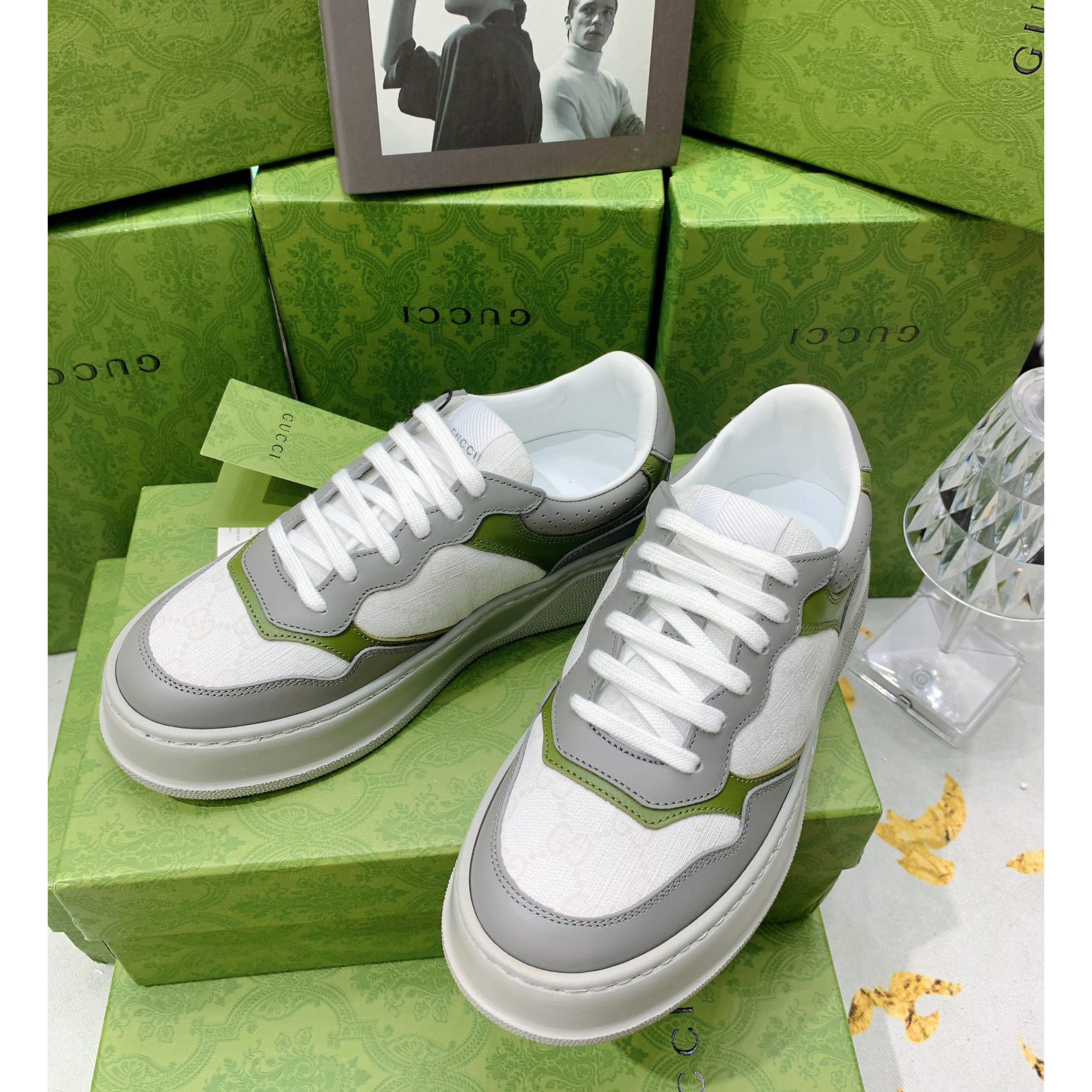 Gucci GG Chunky B Series Men's &Women's Sneakers - DopestKickz