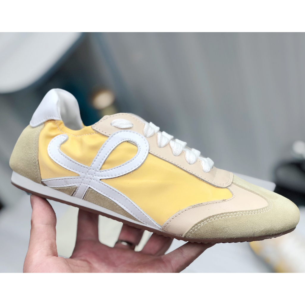 Loewe Ballet Runner In Nylon And Calfskin - DopestKickz