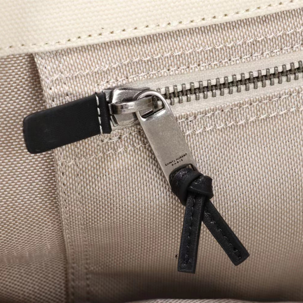 Saint Laurent Rive Gauche Canvas Tote(48-36-16cm) - DopestKickz