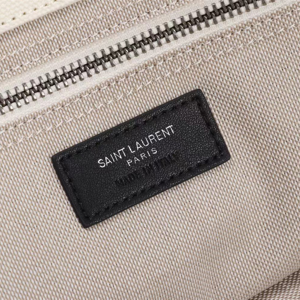 Saint Laurent Rive Gauche Canvas Tote(48-36-16cm) - DopestKickz
