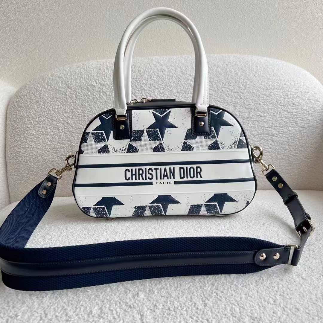 Dior  Vibe Bowling Handbag（34-19-15CM） - DopestKickz