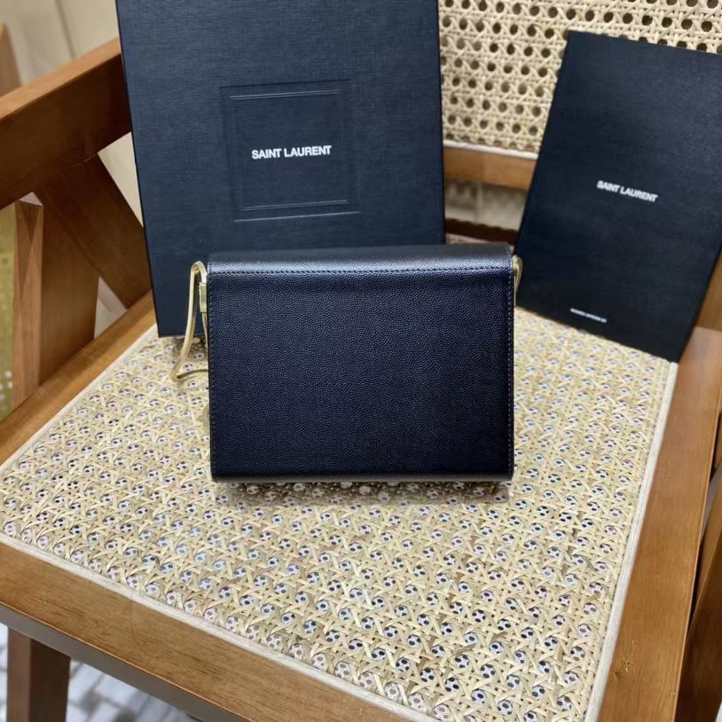 Saint Laurent  Leather Shoulder Bag(18-14-5.5cm) - DopestKickz