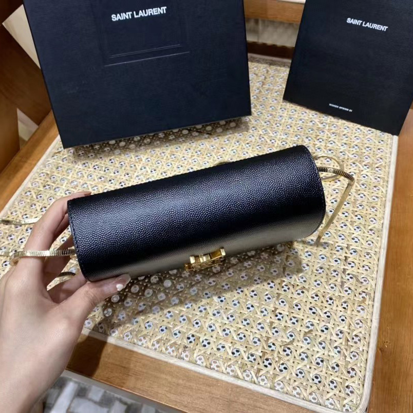 Saint Laurent  Leather Shoulder Bag(18-14-5.5cm) - DopestKickz