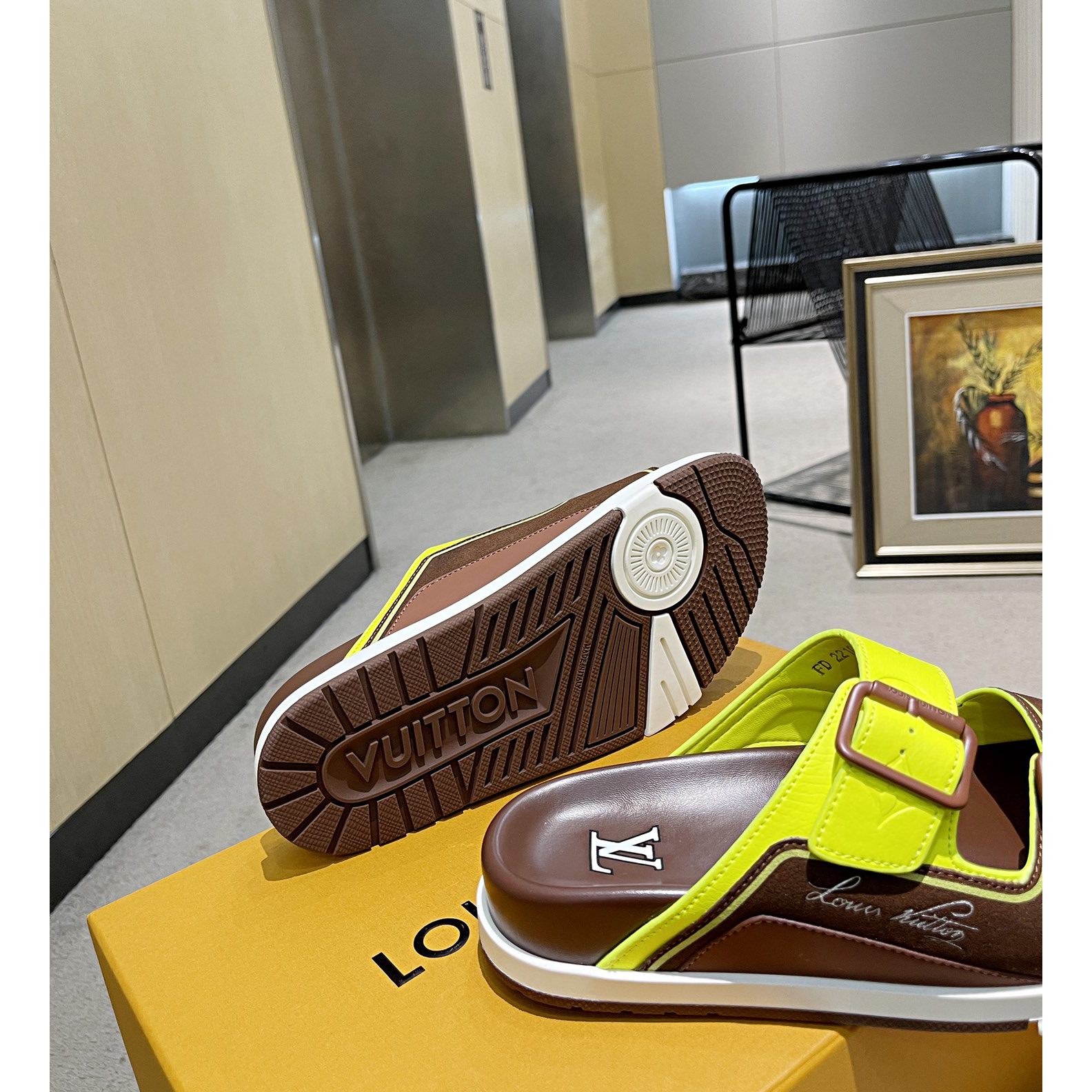 Louis Vuitton Men's Trainer Slippers - DopestKickz