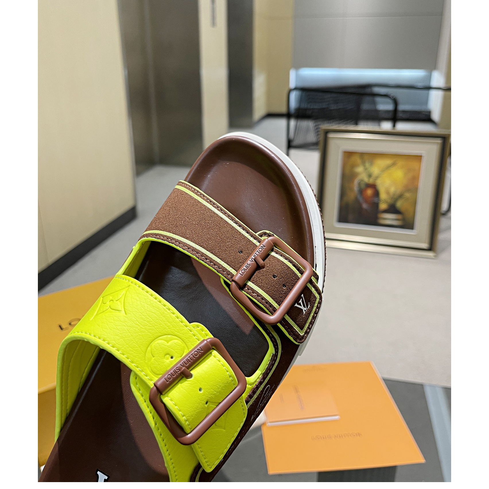 Louis Vuitton Men's Trainer Slippers - DopestKickz