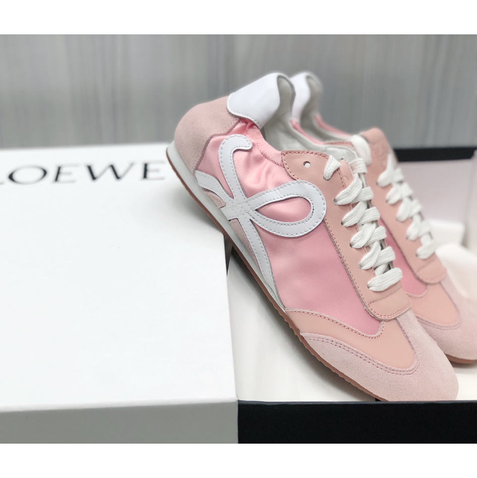 Loewe Ballet Runner In Nylon And Calfskin - DopestKickz