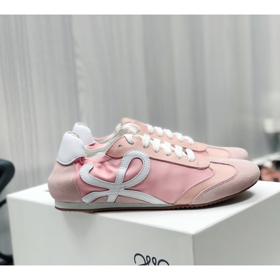 Loewe Ballet Runner In Nylon And Calfskin - DopestKickz