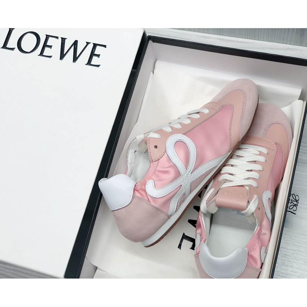 Loewe Ballet Runner In Nylon And Calfskin - DopestKickz