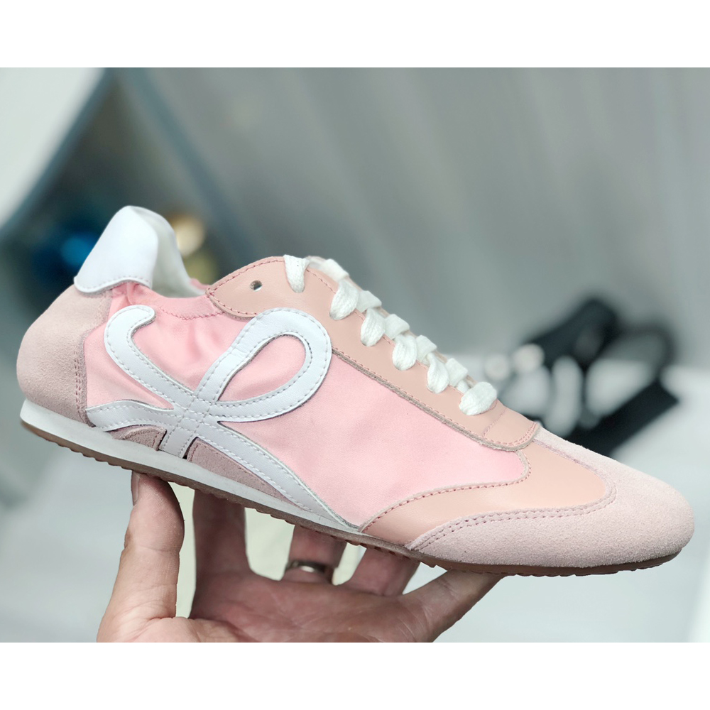 Loewe Ballet Runner In Nylon And Calfskin - DopestKickz