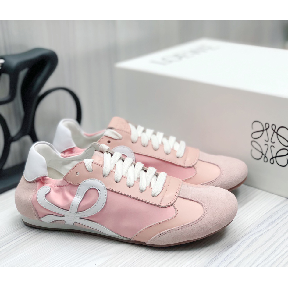 Loewe Ballet Runner In Nylon And Calfskin - DopestKickz