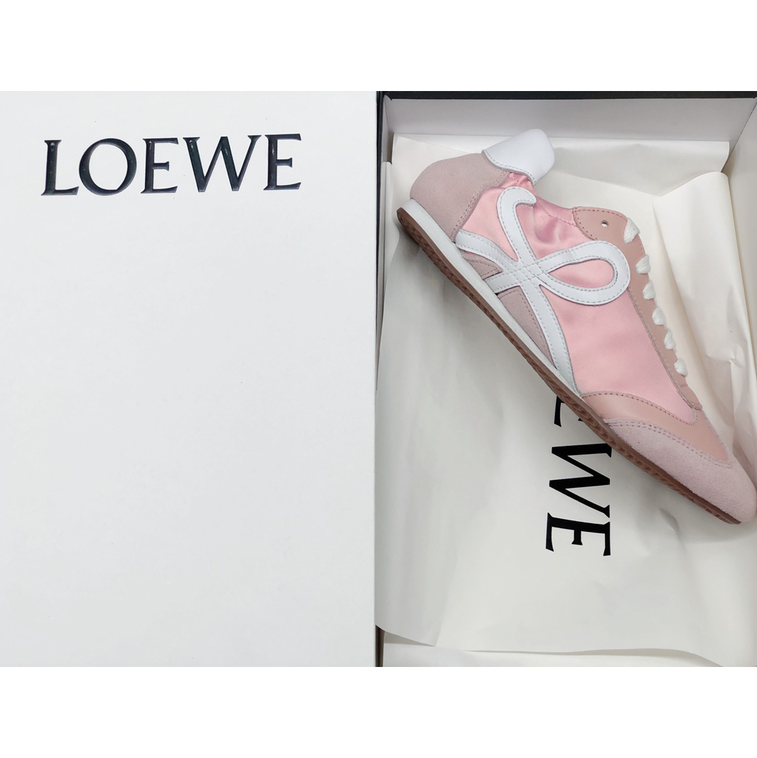 Loewe Ballet Runner In Nylon And Calfskin - DopestKickz
