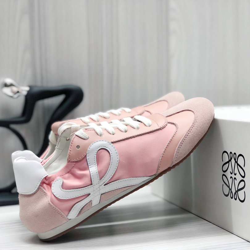 Loewe Ballet Runner In Nylon And Calfskin - DopestKickz