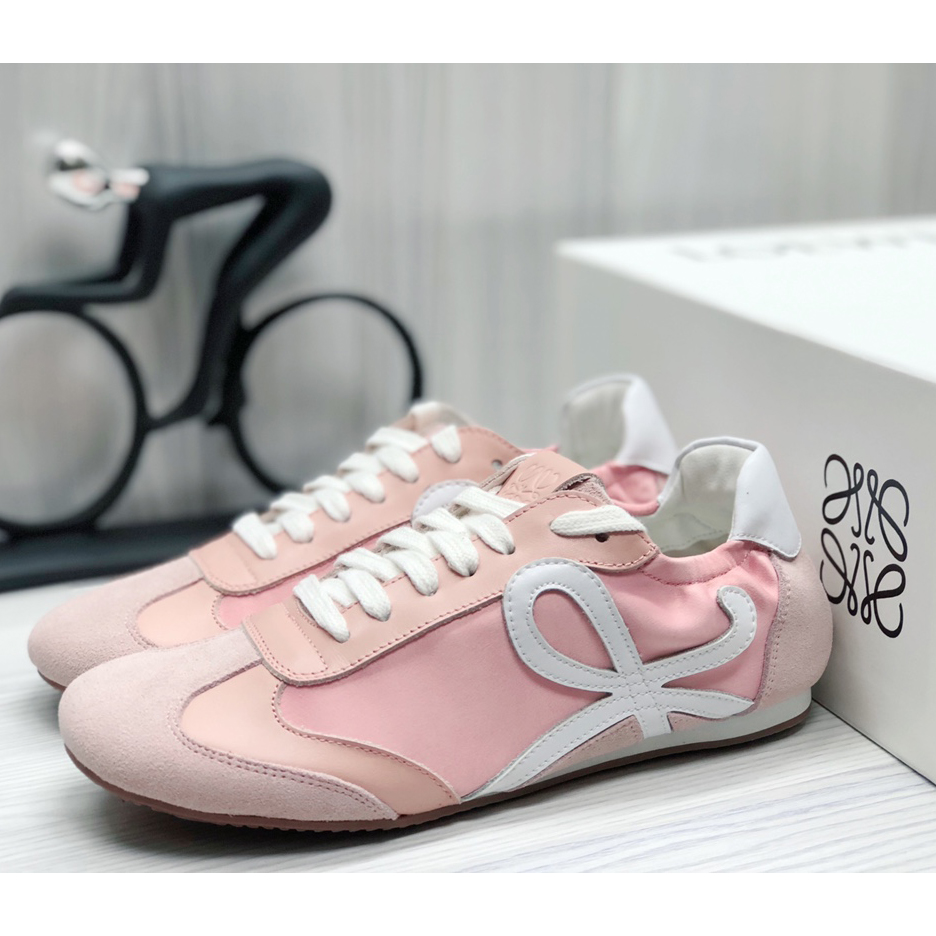 Loewe Ballet Runner In Nylon And Calfskin - DopestKickz