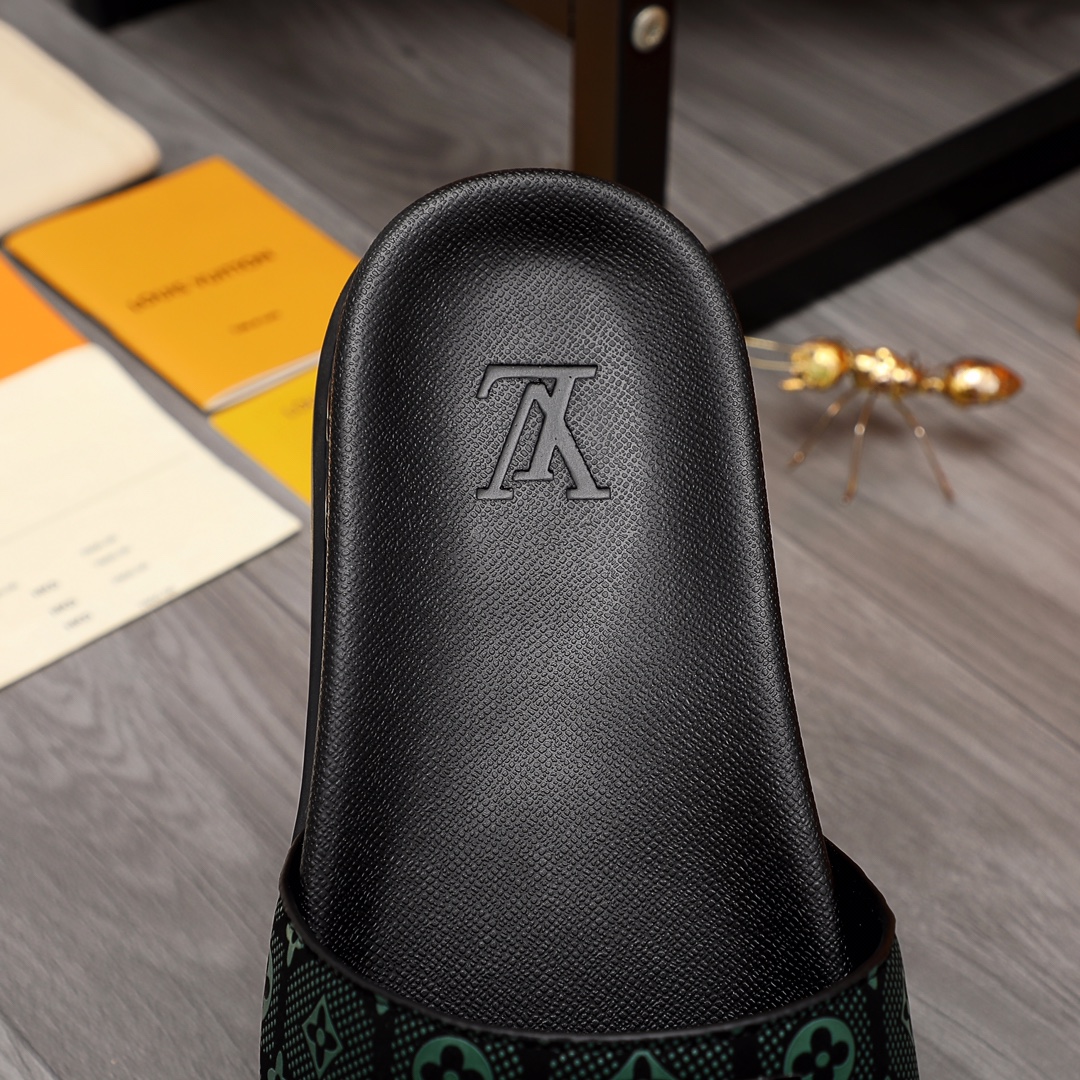 Louis Vuitton Monogram Slippers - DopestKickz