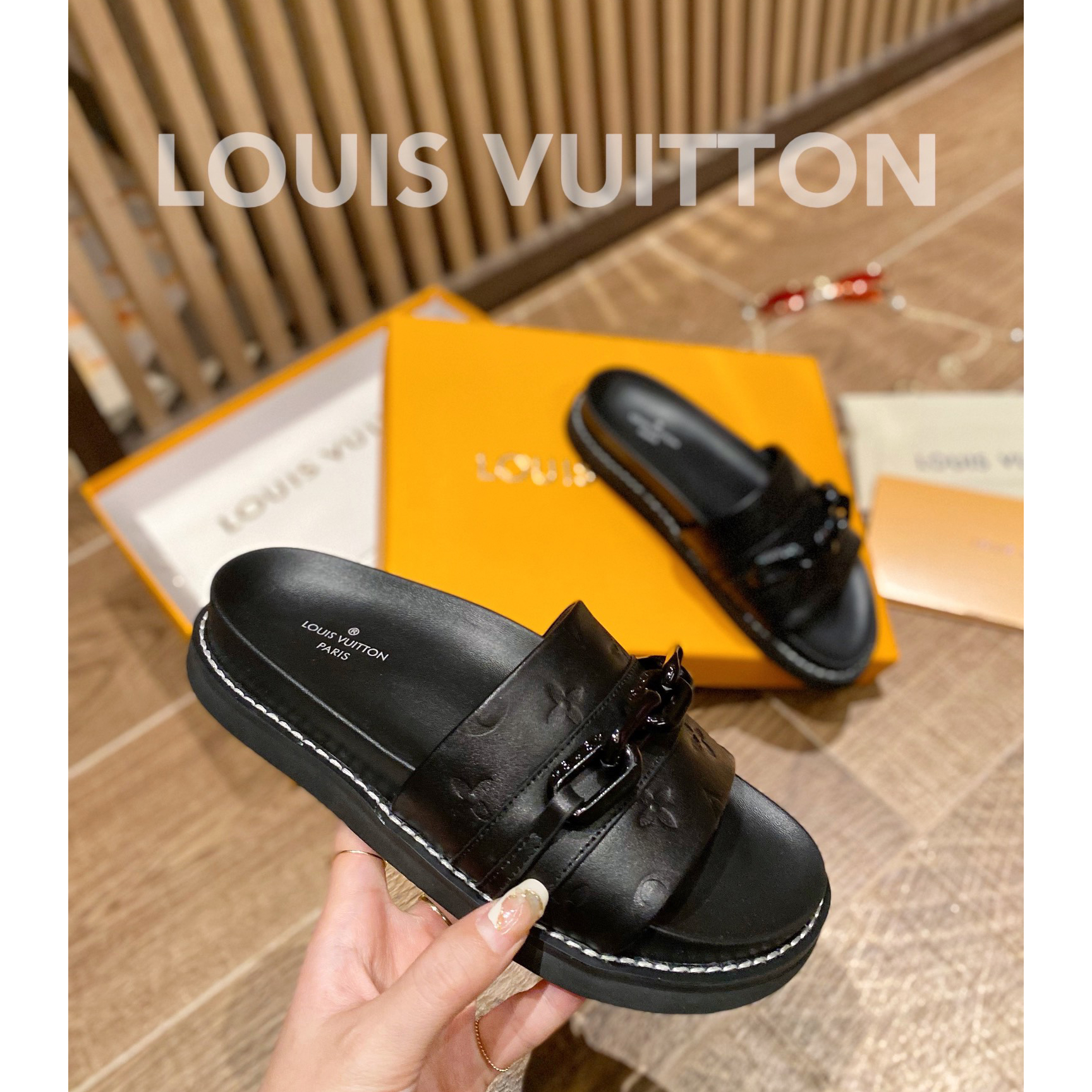 Louis Vuitton Monogram Slipper - DopestKickz