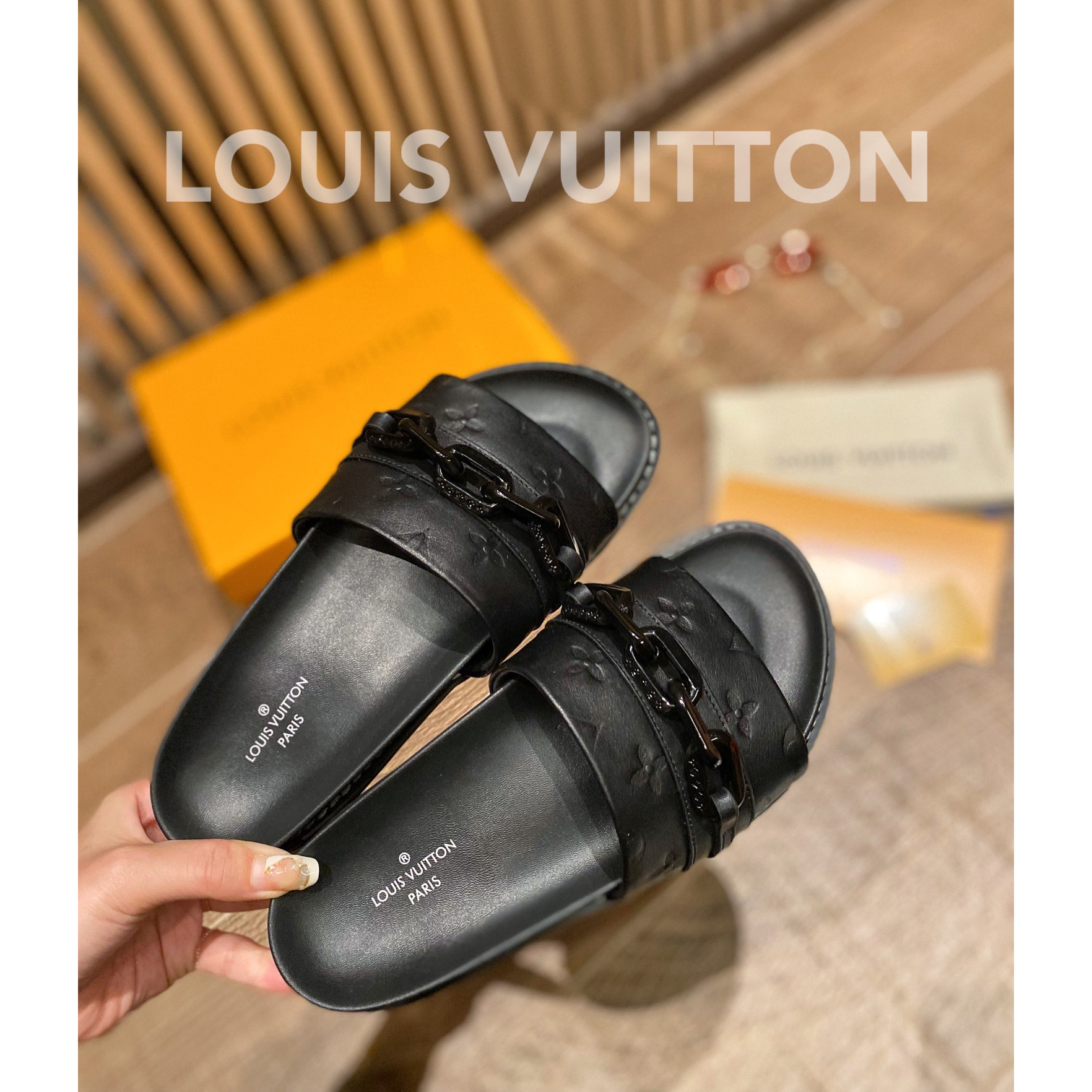 Louis Vuitton Monogram Slipper - DopestKickz