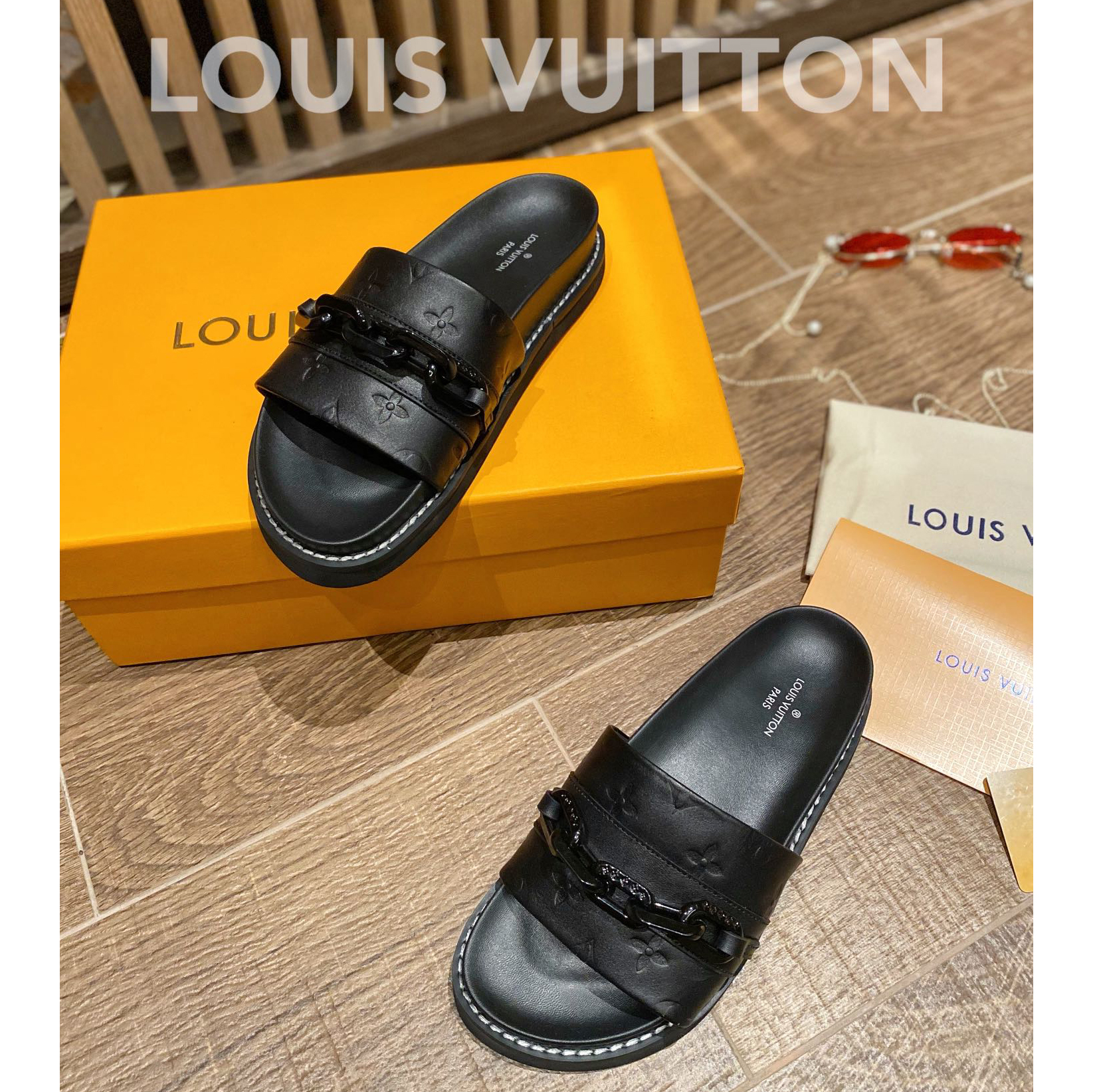 Louis Vuitton Monogram Slipper - DopestKickz