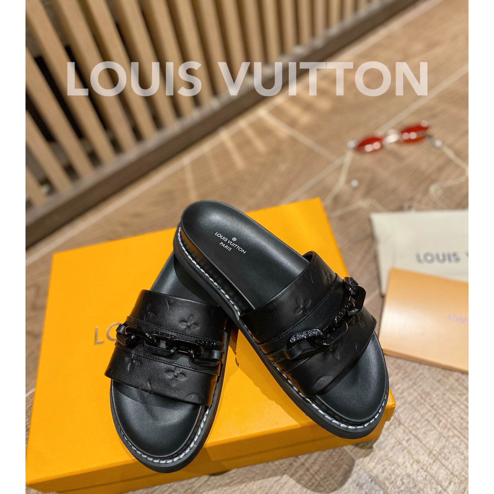 Louis Vuitton Monogram Slipper - DopestKickz