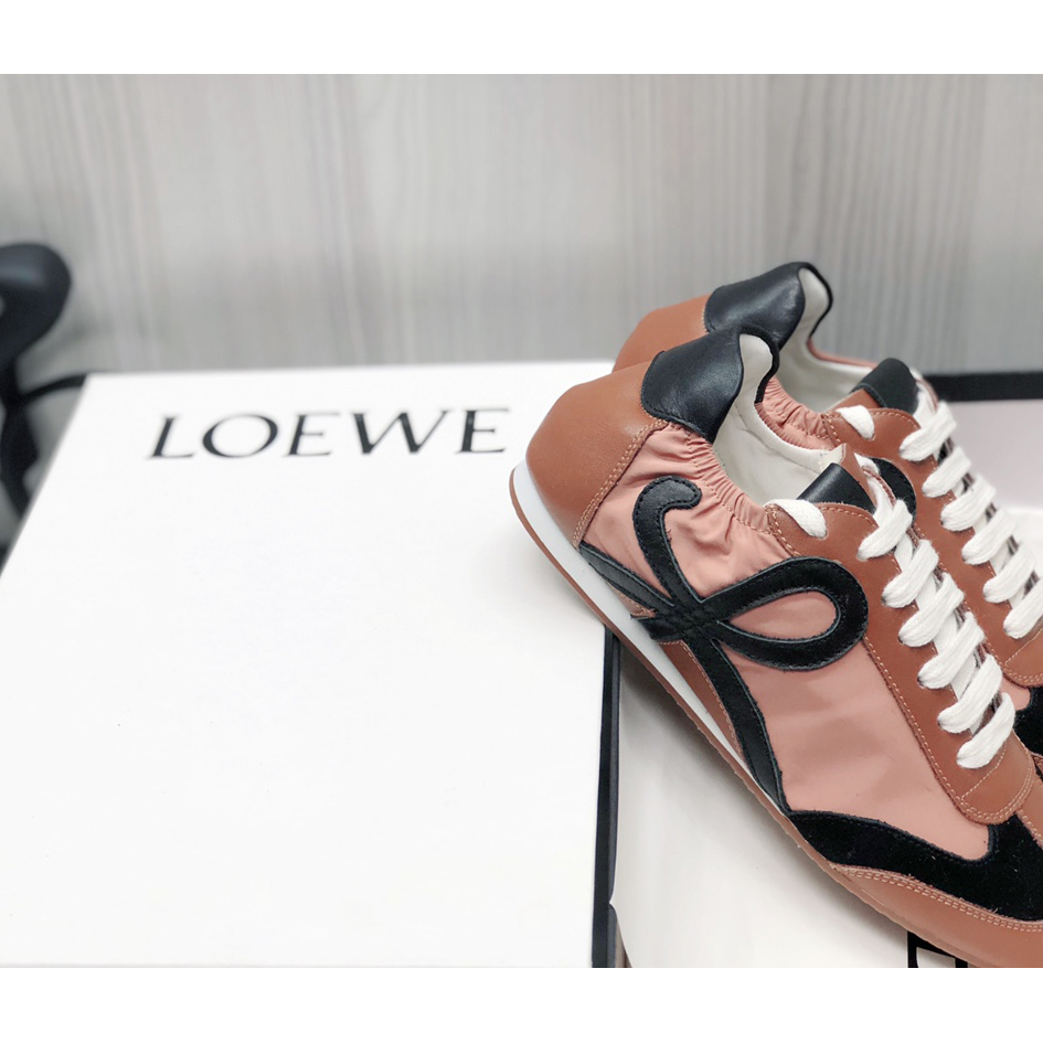 Loewe Ballet Runner In Nylon And Calfskin - DopestKickz